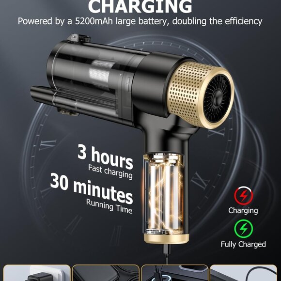 Car Vacuum Cleaner Cordless - Picture 5 of 7